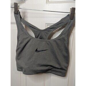 Nike Dri-FIT Women's Size: Medium (M) Dark Gray Sports Bra No Padding Athletic